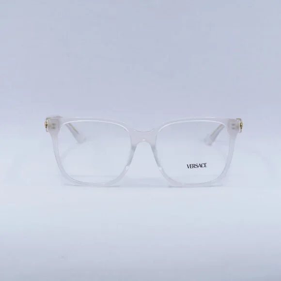 ?️ New Versace VE3332D 5391 Eyeglasses - Opal Milk Frame 55mm display picture 1
